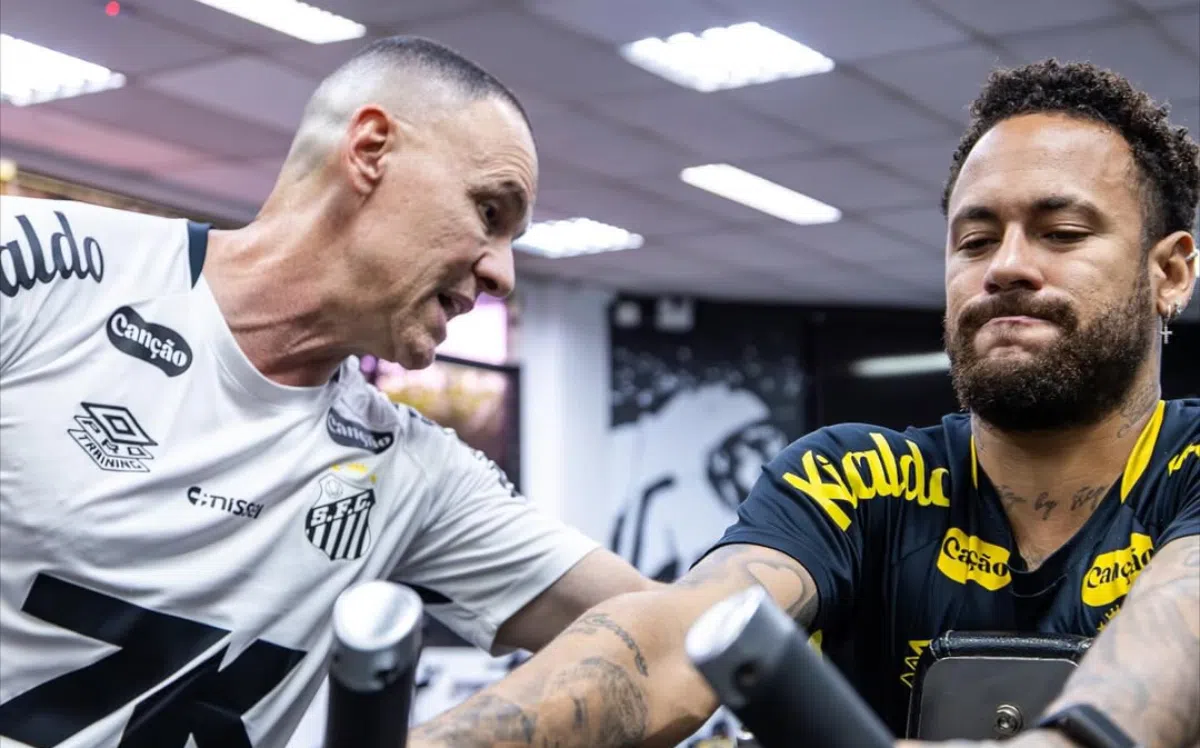Neymar em treino na academia - Foto: Instagram/Neymar