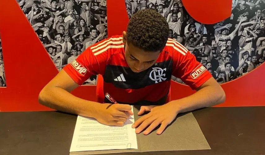 Caio Joshua: A jóia do Flamengo com Multa rescisória de R$ 446,4 milhões