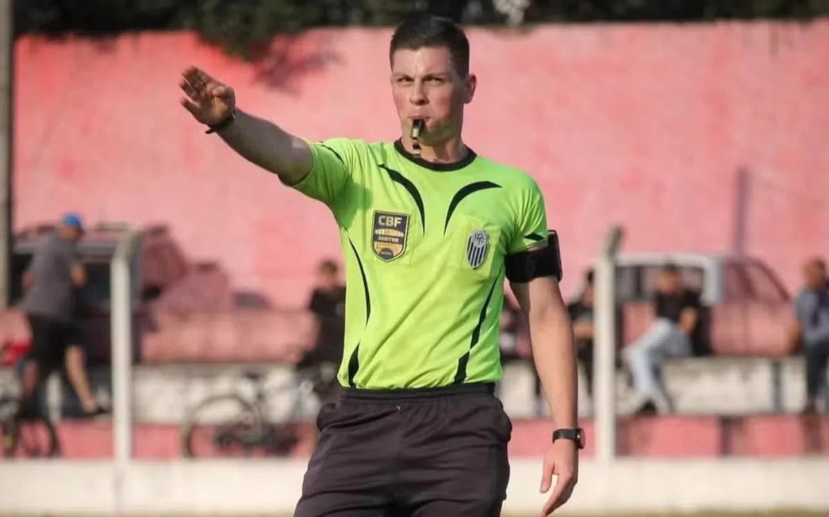 Lucas Casagrande, árbitro de futebol - Foto: Nasi Filho/Ceará