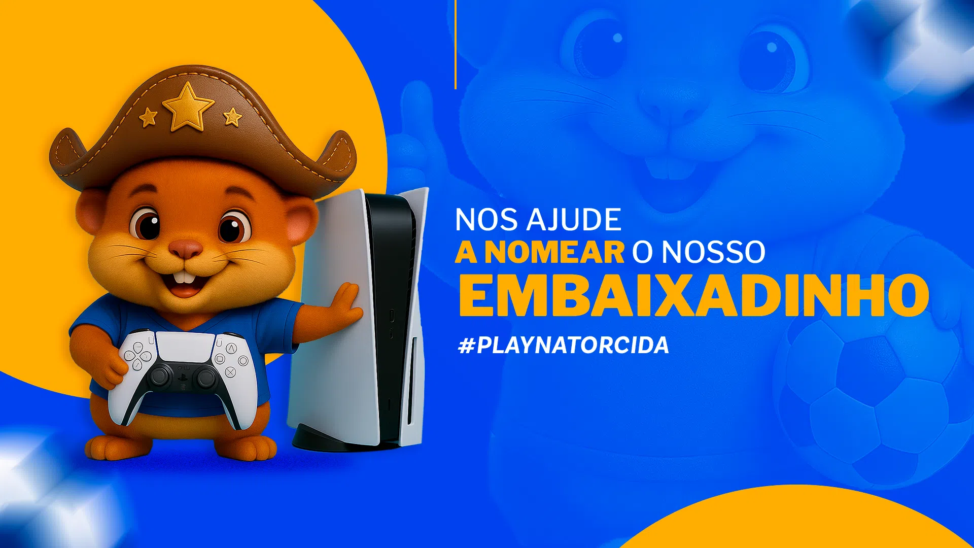 #PlayNaTorcida: O Concurso Cultural que oferece uma PS5 pela sua criatividade