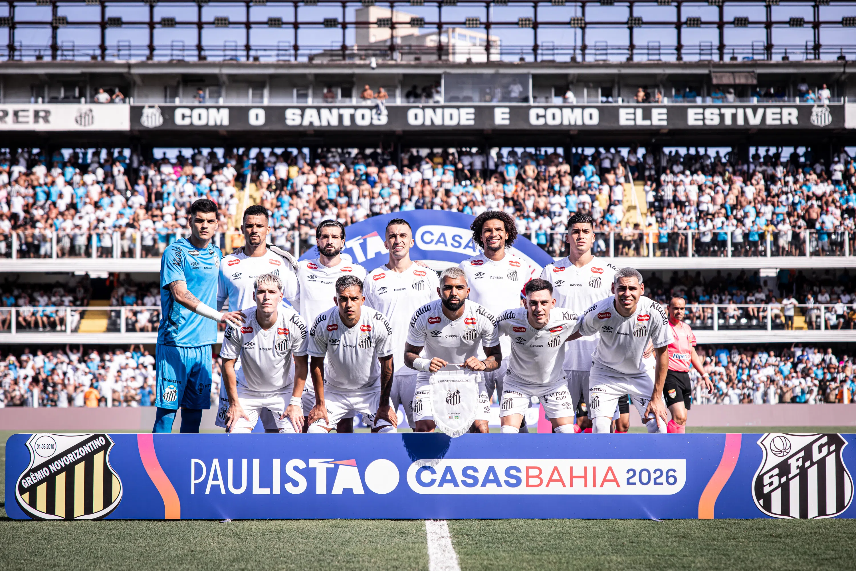 Com gol de Gabigol na reestreia, Santos vence o Novorizontino de virada no Paulistão; veja como foi a partida