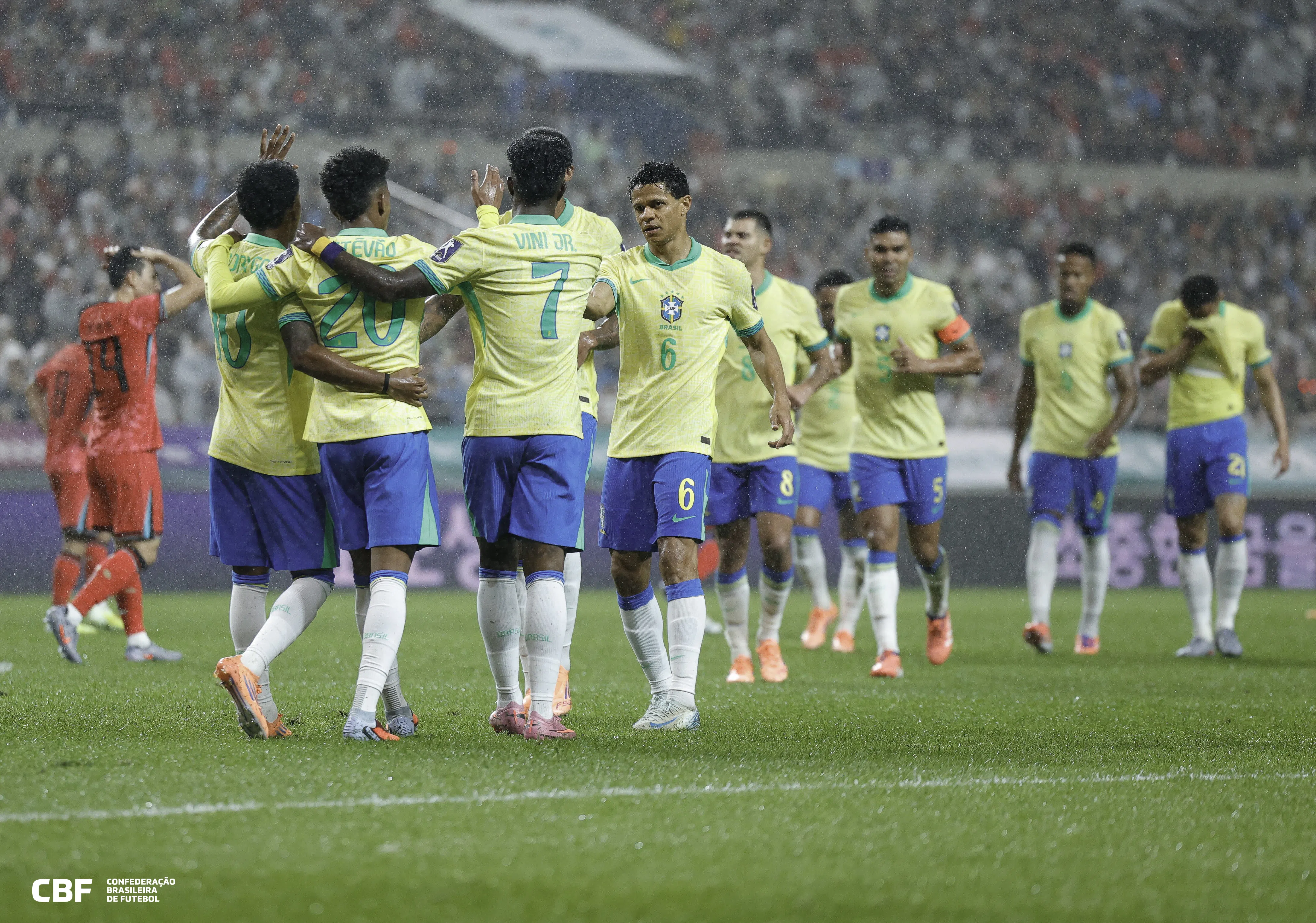 Brasil domina a Coreia do Sul e vence amistoso preparatório por goleada; confira como foi a partida