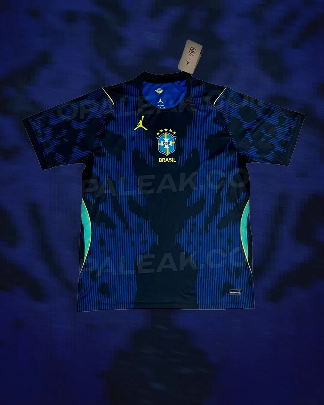 Parte frontal do uniforme 2 do Brasil para a Copa do Mundo 2026 - Reprodução/FootyHeadlines