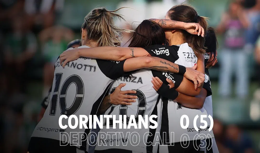 Corinthians amarga um empate sem gols contra o Deportivo Cali, mas vence nos pênaltis e conquista o hexacampeonato da Libertadores Feminina