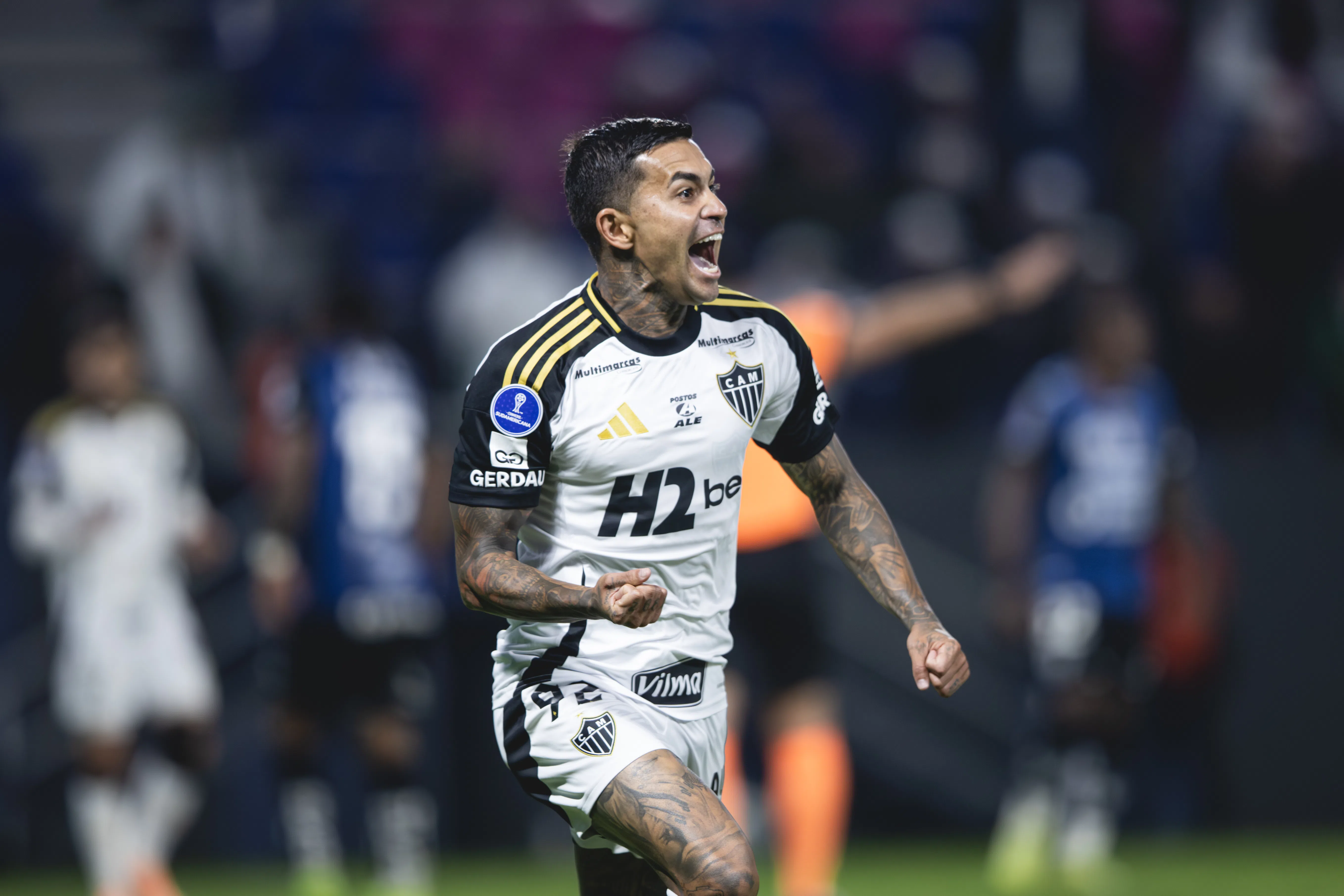 Com gol salvador de Dudu, Atlético-MG arraca o empate do Indepediente del Valle e deixa tudo em aberto na semifinal da Sul-Americana