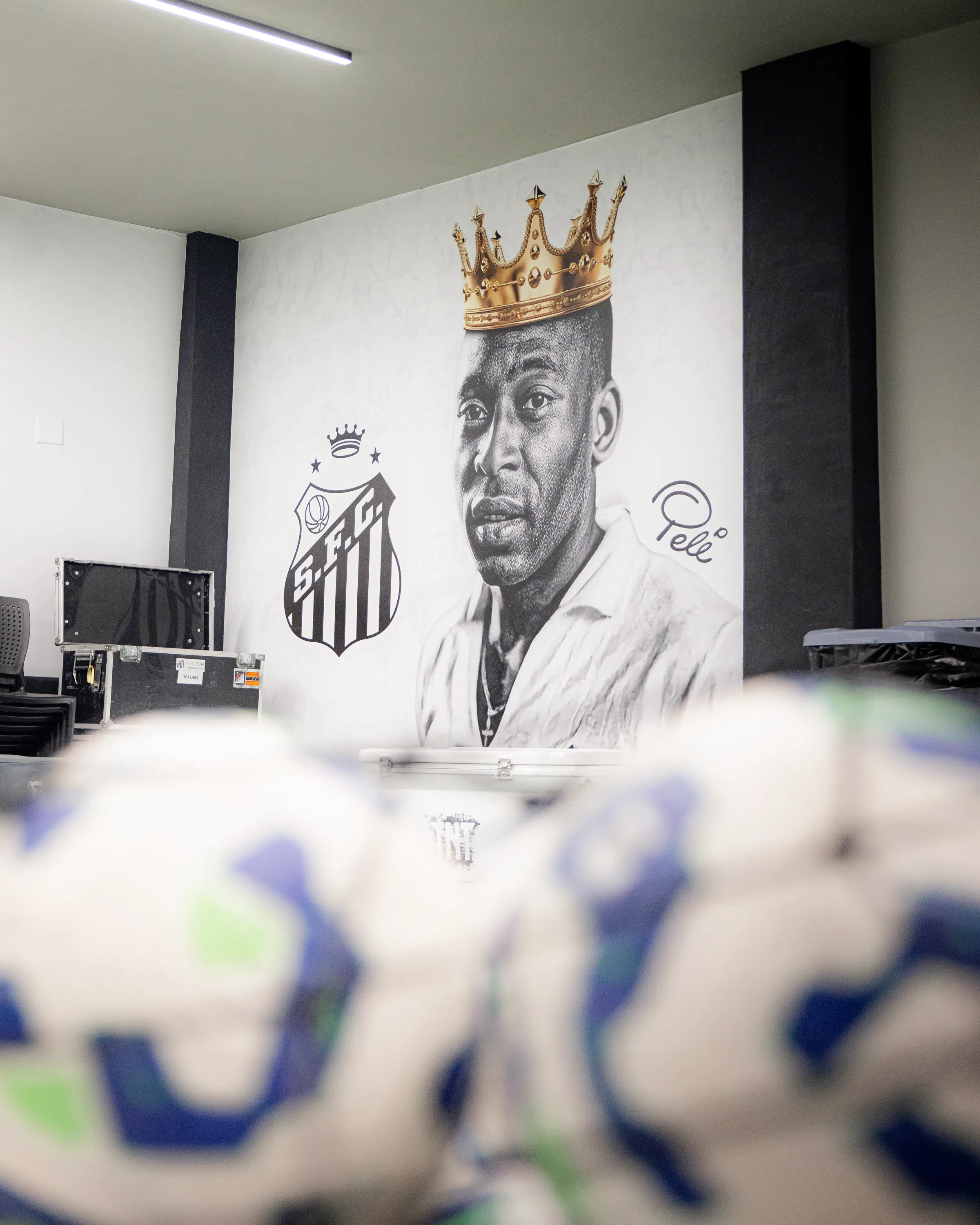 Homenagem para Pelé na Vila Belmiro. Fotos: Raul Baretta/ Santos FC.